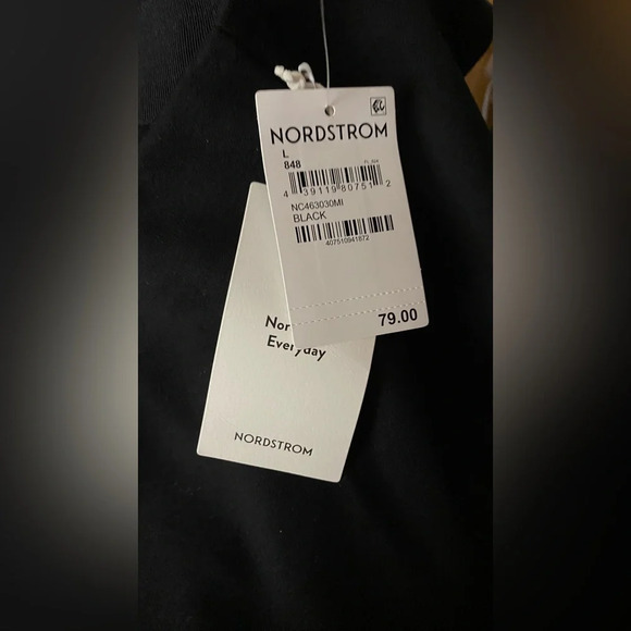 NWT Black Scuba Midi Skirt Black Size Large - Picture 3 of 6